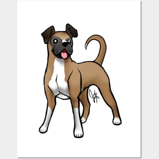 Dog - Boxer - Natural Fawn Posters and Art